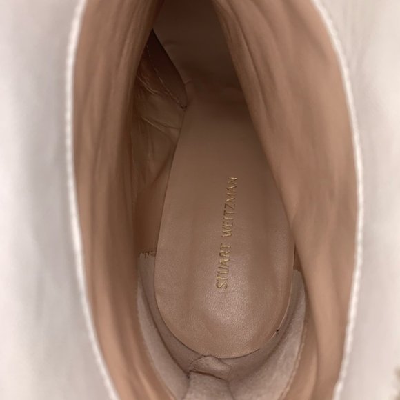 Stuart weitzman juniper women booties white 7 - Picture 6 of 10